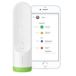 Thermomètre Temporal Connecté Wifi Bluetooth HotSpot Sensor Withings... -Tanita boutique sct01 7