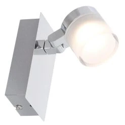 Spot De Salle De Bain Chrome (5W 340LM 3000K) IP44 - Voltman