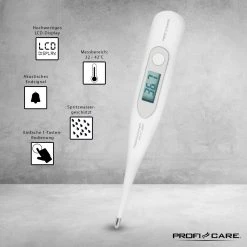 ProfiCare Thermomètre Buccal Pour Température Sous Les Aisselles, , Blanc, Pro... -Tanita boutique thermometre buccal pour temperature sous les aisselles blanc proficare ft 3057 12784408 34366426 1140x1140